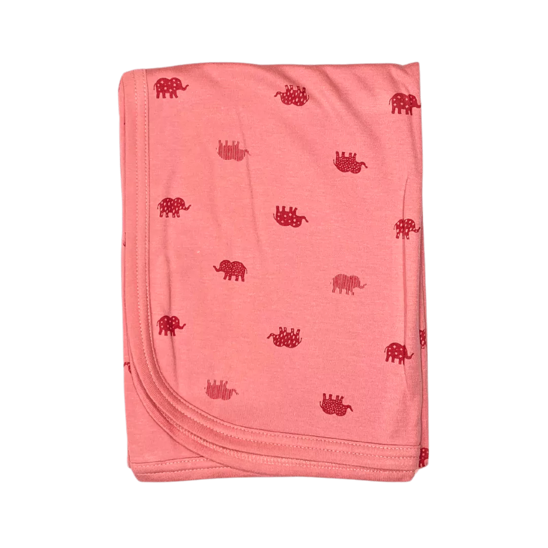 Elephant Print Baby Towel Sheet