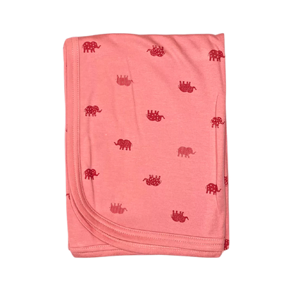 Elephant Print Baby Towel Sheet