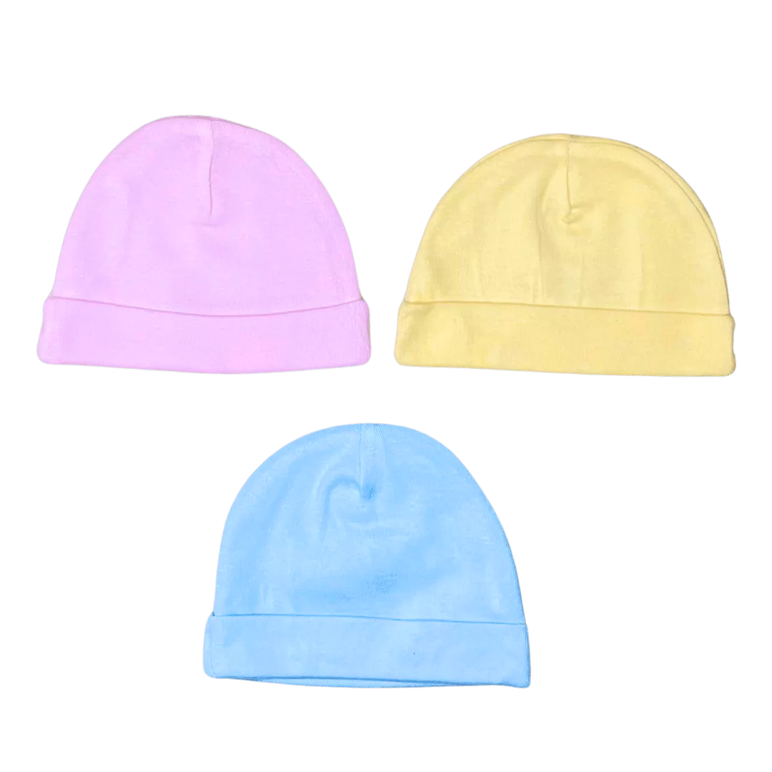 Baby Head Cap pack of 3 (Assorted)