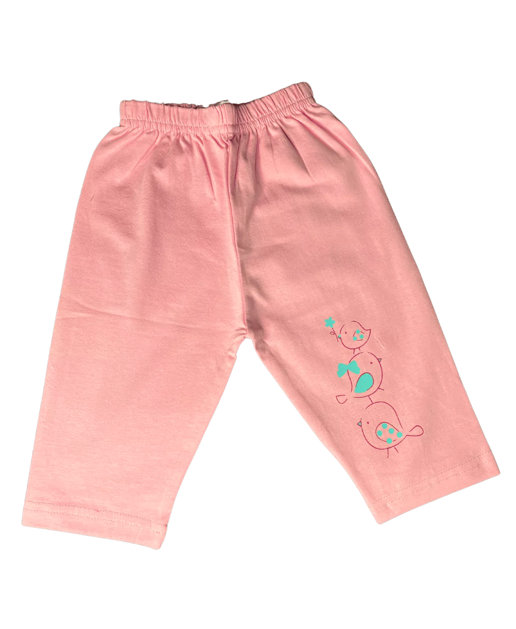 Birdie Full Length Cotton Knit Stretchable Leggings