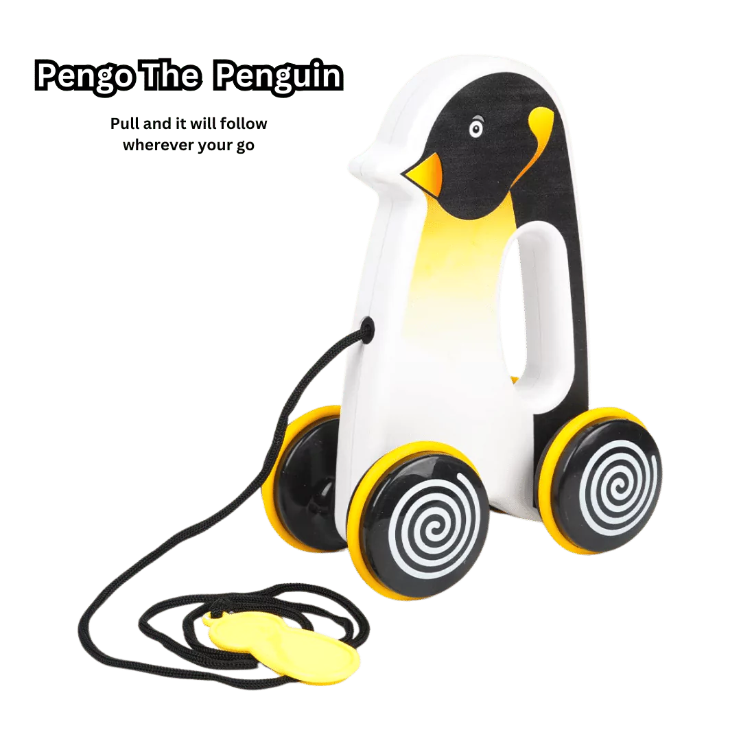 Pengo The Penguin Pull Toy