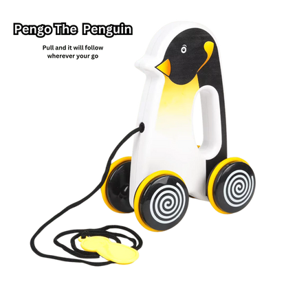 Pengo The Penguin Pull Toy