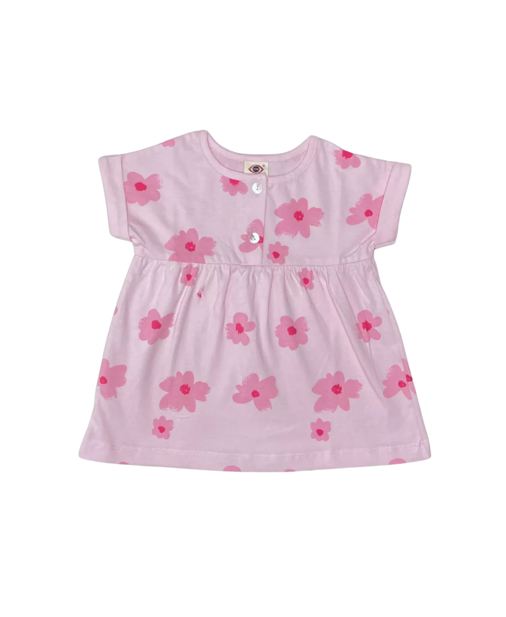 Flower Cotton Frock Half Sleeve (Assorted)