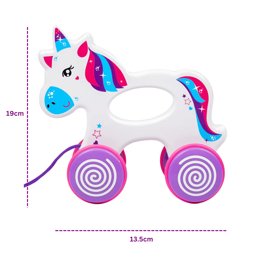 Sparky the Unicorn Pull Toy