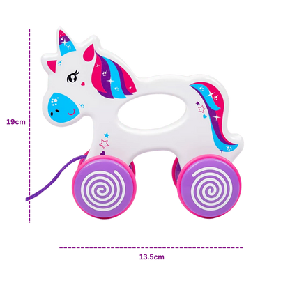 Sparky the Unicorn Pull Toy