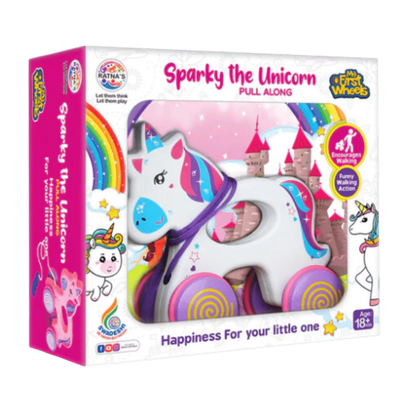 Sparky the Unicorn Pull Toy