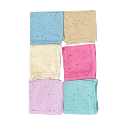 Soft Napkins for Baby Pack of 6 (Assorted)