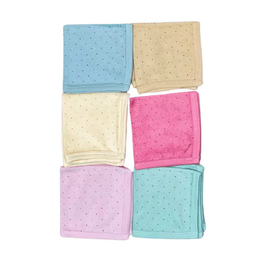 Soft Napkins for Baby Pack of 6 (Assorted)