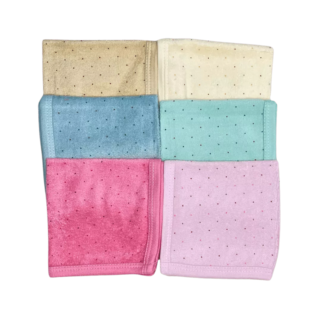 Soft Napkins for Baby Pack of 6 (Assorted)