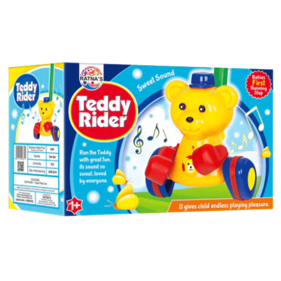 Teddy Rider Push N Pull Toy