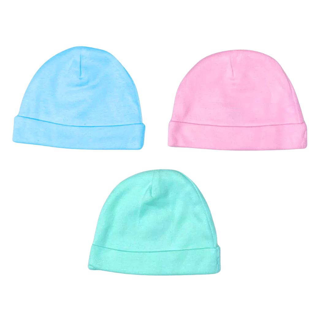 Baby Head Cap pack of 3 (Assorted)