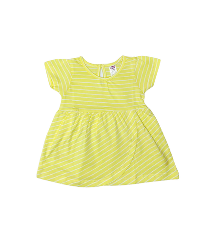 Stripe Cotton Frock Half Sleeve (Assorted)