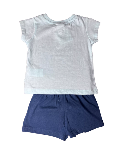 Beach Half Sleeve Tshirt and Shorts