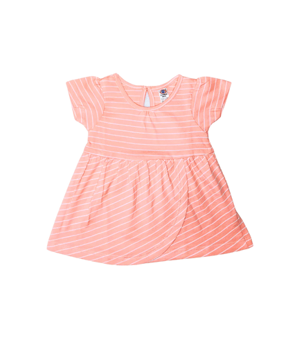 Stripe Cotton Frock Half Sleeve (Assorted)