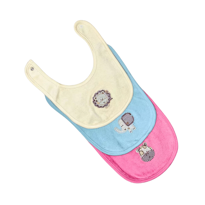 Turkish Cotton Bibs Pack (Assorted)