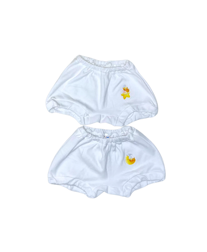 White Baby Underpants Pack of 3 (Assorted)