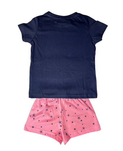 Leisurewear Meow Half Sleeve Tshirt and Shorts