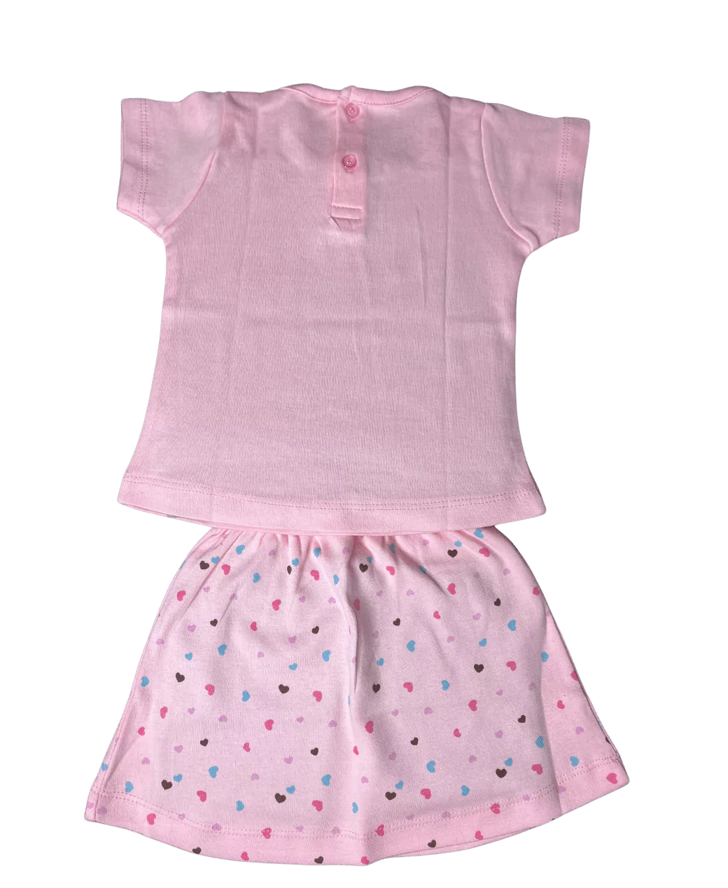 Girlie Half Sleeve Top with Skirt Co-ord Set