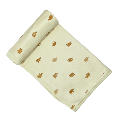 Elephant Print Baby Towel Sheet